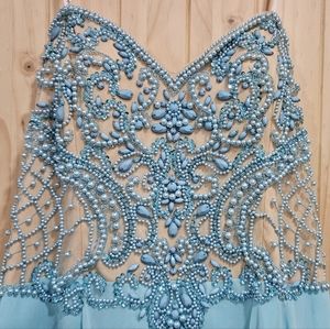 Rachel Allen Beades Gown teal plus ➕️ 18